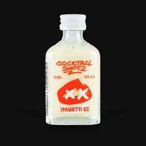 Spaghetti Shot im Glas von Cocktailshotz