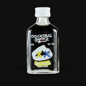 Dark'n Dirty Shot im Glas von Cocktailshotz